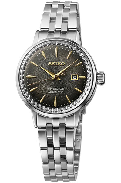 Seiko Analog Black & Stainless Steel Wowen's Watch SRE015J1