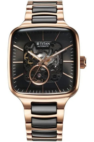 Automatic Black & Steel & Ceramic Men' 90175KD03