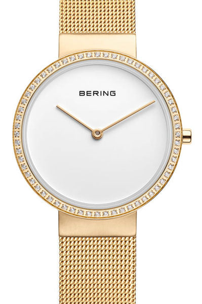 Bering Analog White & Milanese Women's Watch 14531 330
