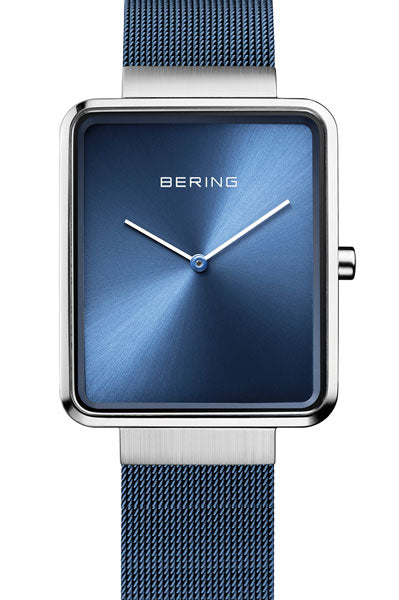 Bering Analog Blue & Milanese Men's Watch 14533 307