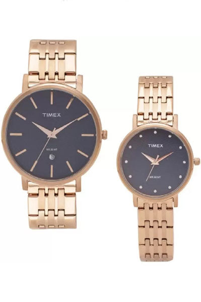 Timex Analog Blue & Stainless Steel Unisex Watch TW00PR212