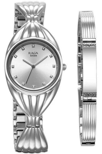 Analog Silver & Metal Women' 95254SM01F