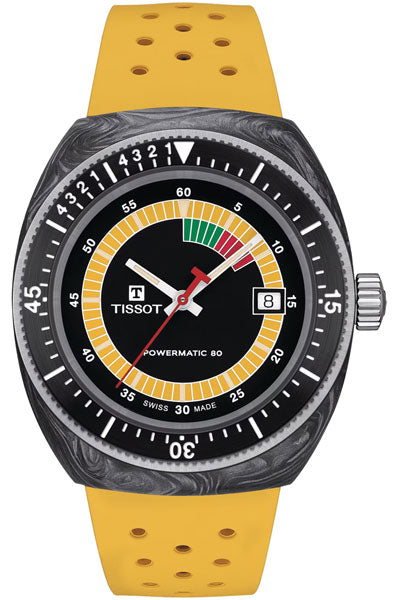 Black & Rubber Men's Watch T1454079705700