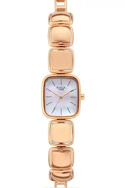 Analog Mother Of Pearl &  Women's Watch NR95136WM01