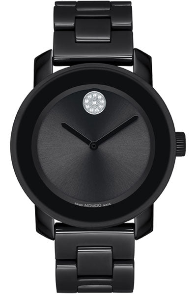 Movado Analog Black & Ceramic Women's Watch 3600803