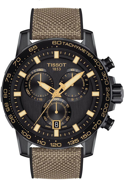 Black & Rubber Men's Watch T1256173705101