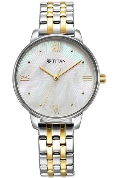 Analog Mother Of Pearl & Stainless Steel Women' NS95238BM01