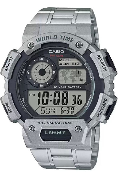 silver Digital - Men's Watch D153
