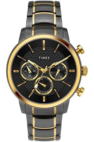 Timex Analog Black & Stainless Steel Men's Watch TWEG20204