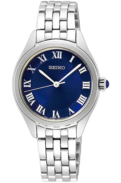 Seiko Analog Blue & Stainless Steel Men's Watch SUR329P1