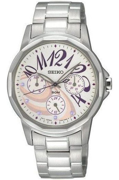 Seiko Analog Silver & Stainless Steel Women's Watch SKY741P1