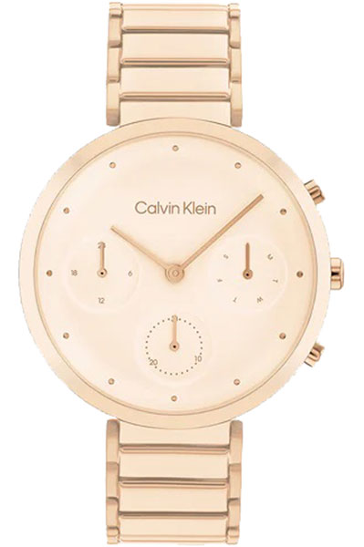 CALVIN KLEIN Chronograph pink & Stainless Steel Women's Watch 25200285