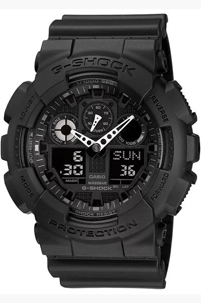 Casio Analog-Digital Black & Resin Men's Watch G270