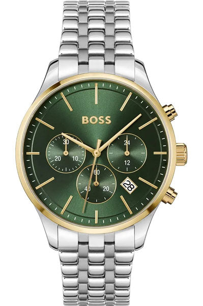 Avery 42 mm Green Dial Stainless Steel Chronograph Watch For Men 1514159