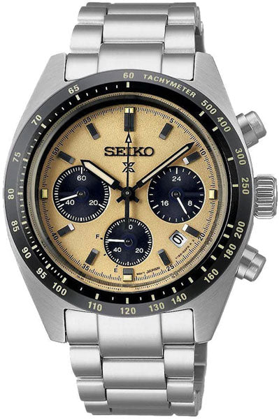 Seiko Chronograph Gold & Metal band Men's Watch SSC817P1
