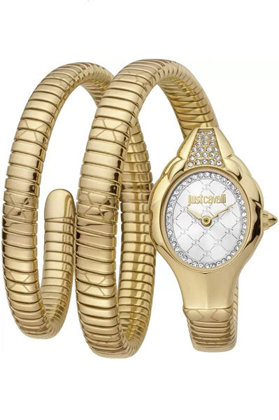 Just Cavalli  Silver & Stainless Steel Women's Watch JC1L189M0035