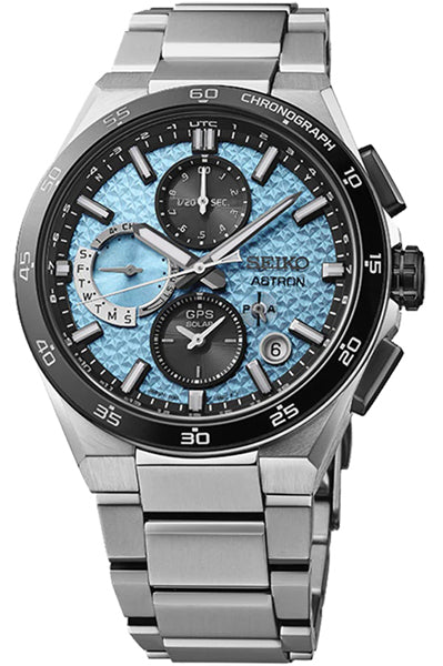 Seiko Chronograph Blue & Titanium Men' SSH157J1