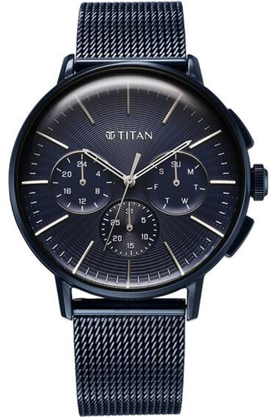 Multifunction Anthracite & Stainless Steel Men' 90200QM01