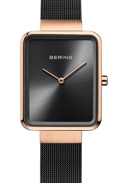 Analog Black & Milanese Women's Watch 14528 166