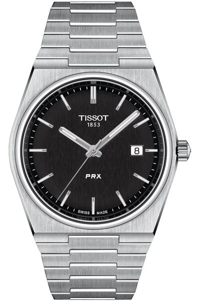 Black & Stainless Steel Men's Watch T1374101105100