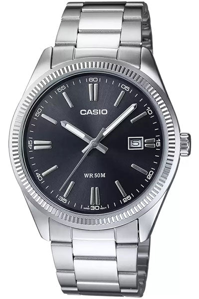 CASIO Analog Black & Stainless Steel Men's Watch A2226