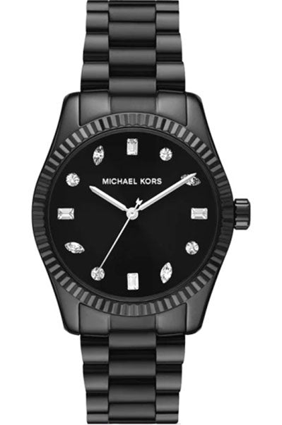 Michael Kors Analog Black & Stainless Steel Women's Watch MK7442