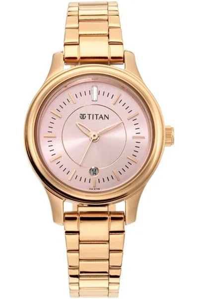 Analog Rose Gold & Metal Women's Watch NS2638WM01
