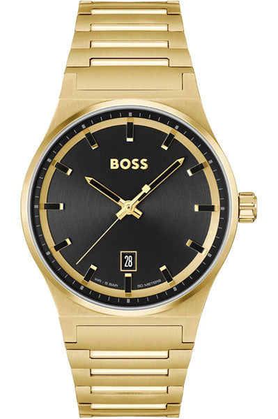 Hugo Boss Analog Black & Stainless Steel Men's Watch 1514077