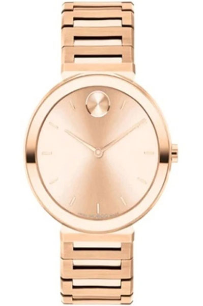 Movado  Rose Gold & Stainless Steel Women's Watch 3601147