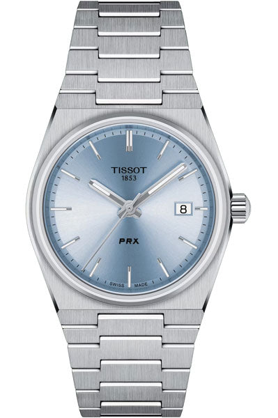 Blue & Stainless Steel Unisex Watch T1372101135100