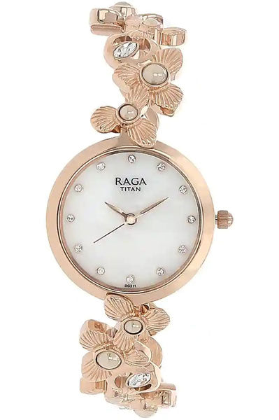 Analog Mother Of Pearl &  Women's Watch NQ95048WM01