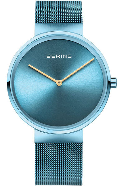 BERING Analog Blue & milanese Men's Watch 14539 388