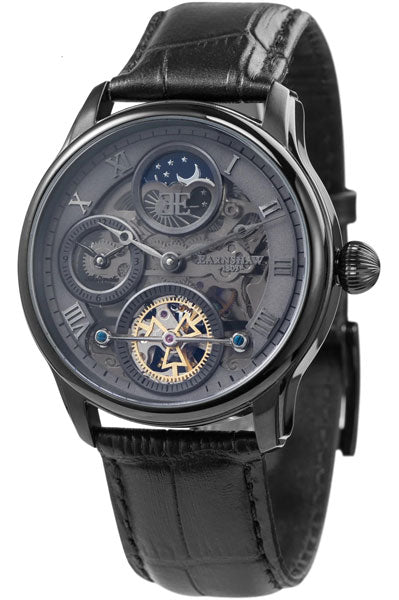 Earnshaw  Grey & Leather Men's Watch ES 8063 03