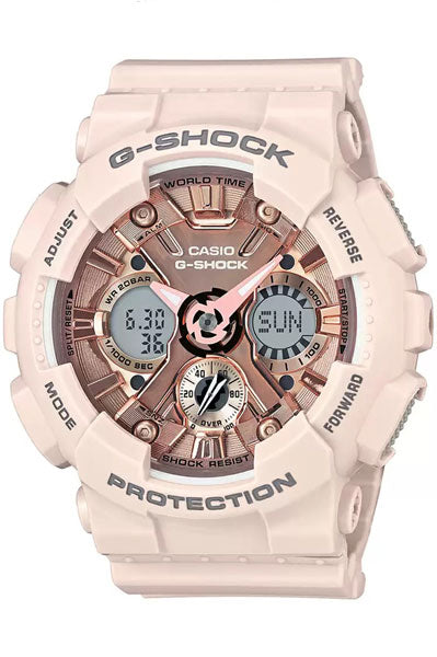 CASIO Analog-Digital Silver & Resin Women's Watch G732