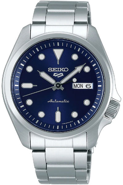 Seiko Analog Blue & Stainless Steel Men's Watch SRPE53K1