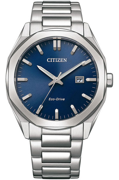 Citizen Analog Blue & Stainless Steel Men's Watch BM7600 81L