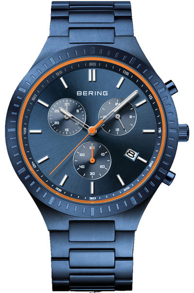 BERING Analog Blue & titanium Men's Watch 11743 797