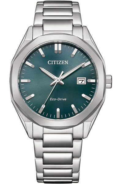 Citizen Eco-Drive Gents Watch Green Dial - BM7620-83X