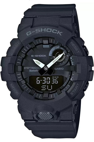 Casio Analog-Digital Black & Resin Men's Watch G827