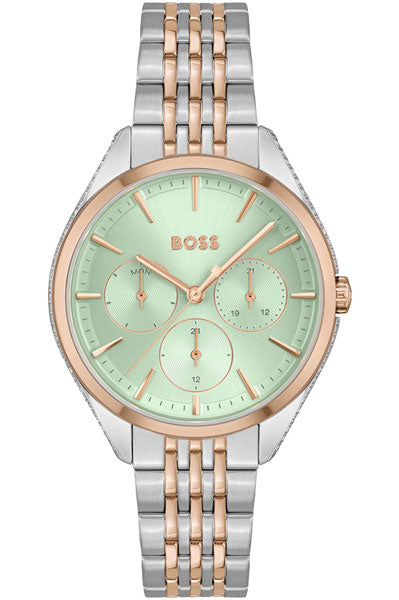 Hugo Boss Analog Green & Stainless Steel Women's Watch 1502641