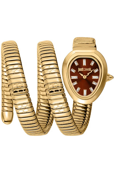 JUST CAVALLI Analog Red & Stainless Steel Women's Watch JC1L349M0025