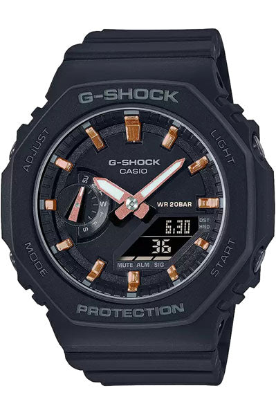 Casio Analog Black & Resin Women's Watch G1107