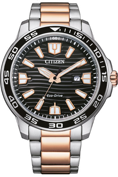 Citizen Analog Black & Stainless Steel Men' AW1524 84E