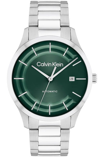 Ck Iconic Green Round Dial Unisex Watch 25300022