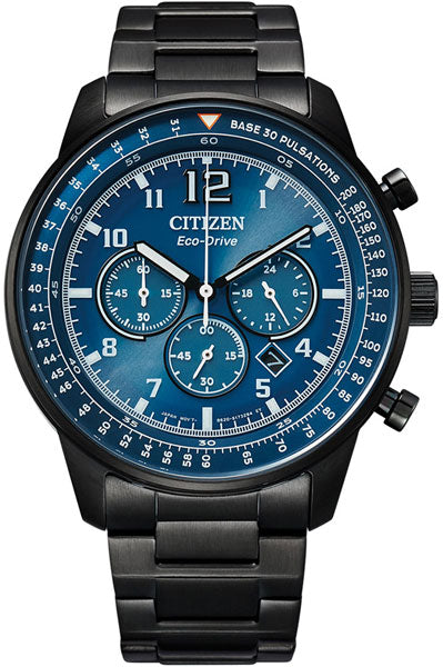 Citizen Analog Blue & Stainless Steel Men's Watch CA4505 80L