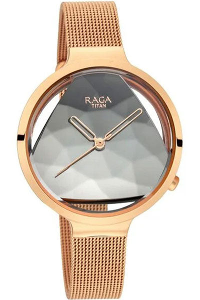 Raga Moments of Joy Silver Dial Analog Metal Strap watch for WoMen