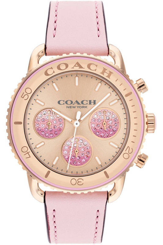 COACH WOMENS QUARTZ CALFSKIN LEATHER WATCH - 14504123
