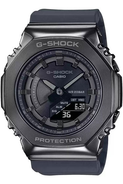 CASIO Analog-Digital Black & Resin Women's Watch G1164