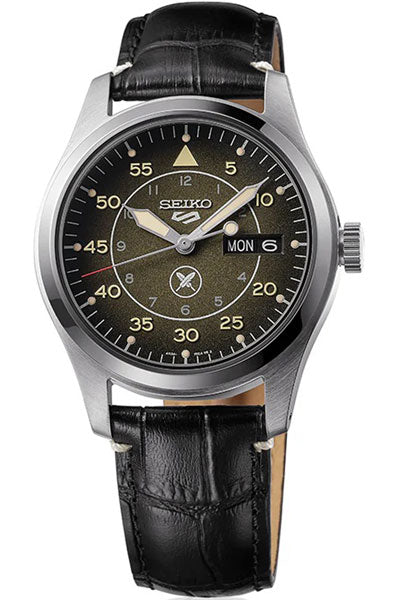 Seiko Analog Brown & Leather Men's Watch SRPL31K1