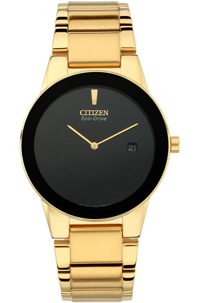 Citizen Analog Black & Stainless Steel Men's Watch AU1062 56E